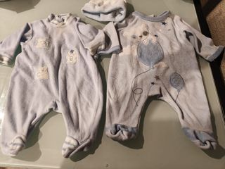 Pijamas bebé niño azul (2 unidades)