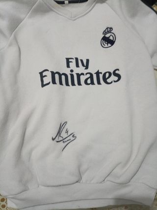 Sudadera Real Madrid Firmada Sergio Ramos