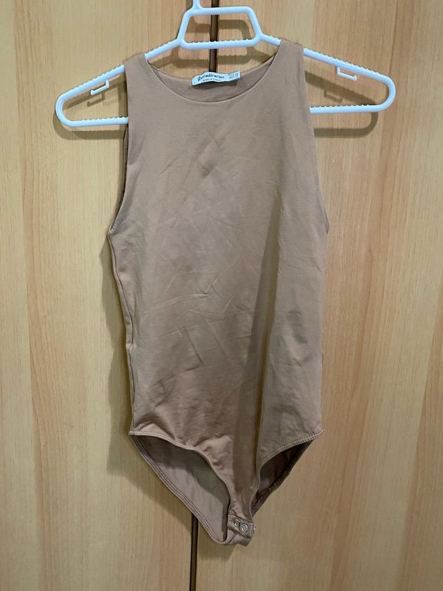 Body Stradivarius Mujer Marrón