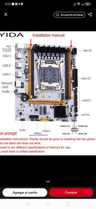 Placa baso con Intel xeon