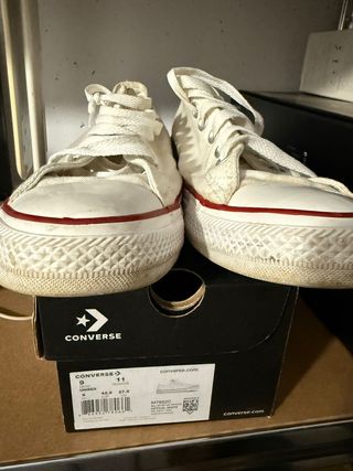 Converse blancas Talla 42.5