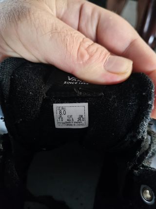 Botines Vans Negros