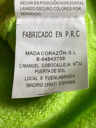 Jersey amplio Bella Dama talla única