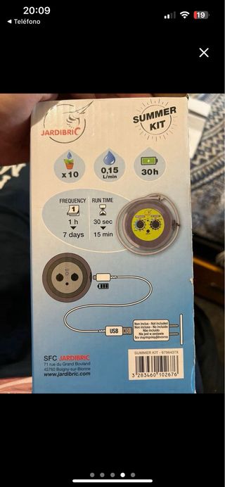 Kit Riego Automático Jardín 10 Plantas