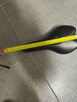 Sillín bicicleta Decathlon negro