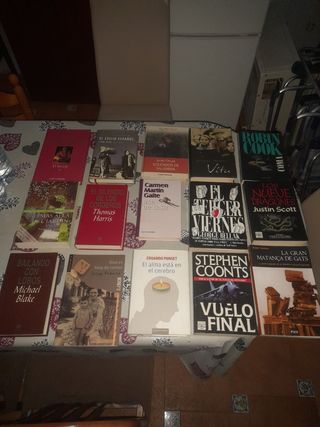 Set di 15 libri di romanzi.