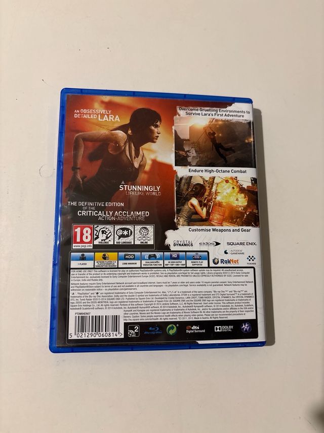 Tomb Raider Definitive Edition PS4