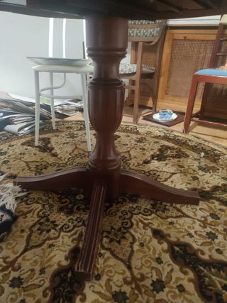 Mesa de comedor redonda extensible