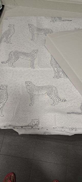 Funda Nórdica Estampada de Guepardos de 150 cms