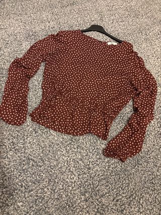 Camicia Bordeaux con elastico in vita