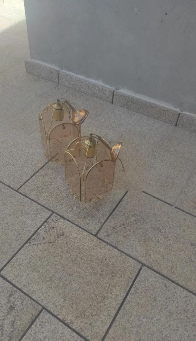 2 lámparas de techo