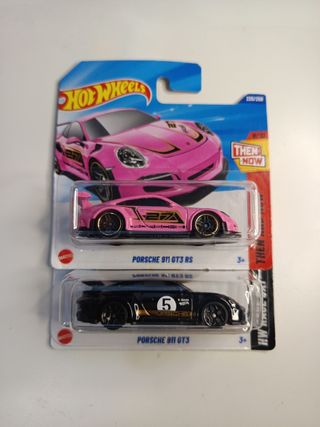 Lote 2 Hot Wheels Porsche 911 GT3