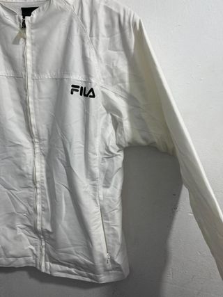 ¡¡OFERTA!! Talla L Chaqueta Fila Vintage Blanca 