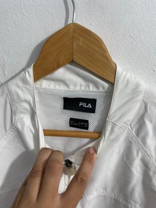 ¡¡OFERTA!! Talla L Chaqueta Fila Vintage Blanca 