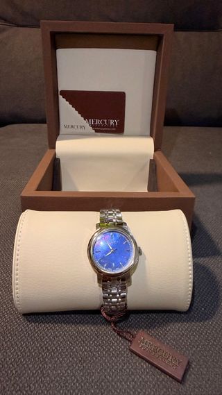 Reloj Mercury Mujer Maquinaria Suiza Azul