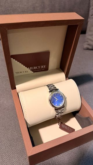 Reloj Mercury Mujer Maquinaria Suiza Azul