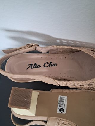 Sandalias de tacón Alto Chic talla 38