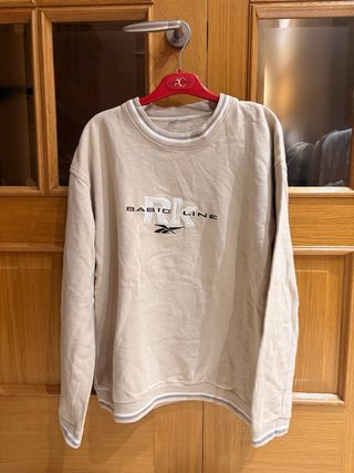 Sudadera Reebok Basic Line Beige