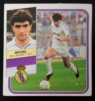 6 cromos liga 1989-1990 Real Madrid C.F Despegado