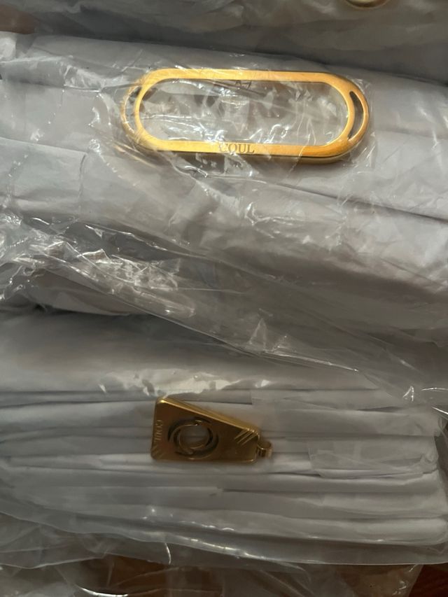 anillas, mosquetones Y accesorios oro pa bolsos