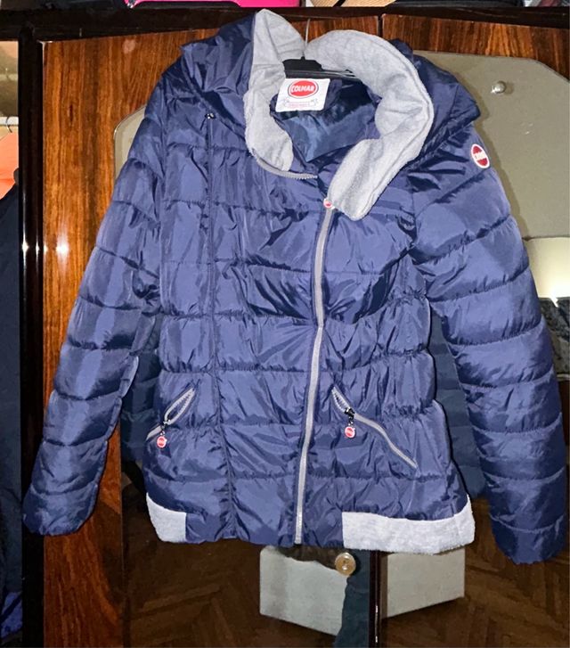 Giubbotto Colmar donna blu e grigio