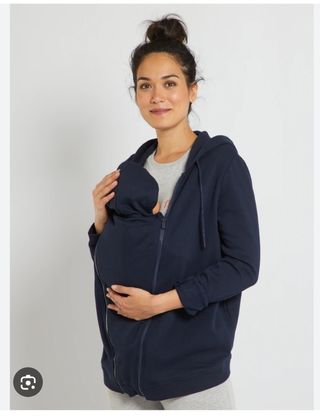 Sudadera de porteo azul marino 