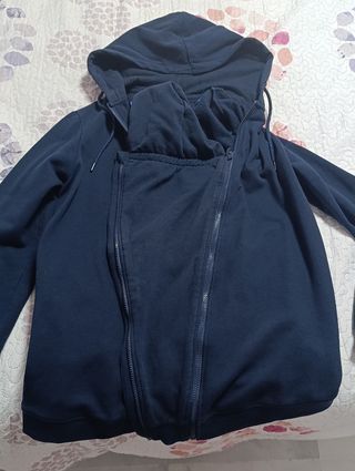 Sudadera de porteo azul marino 