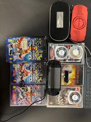 Consola PSP 2004 Negra + Juegos