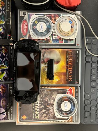Consola PSP 2004 Negra + Juegos