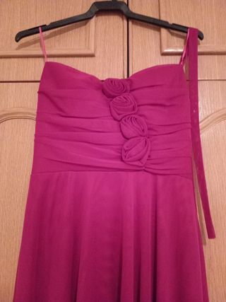 Vestido de fiesta rosa