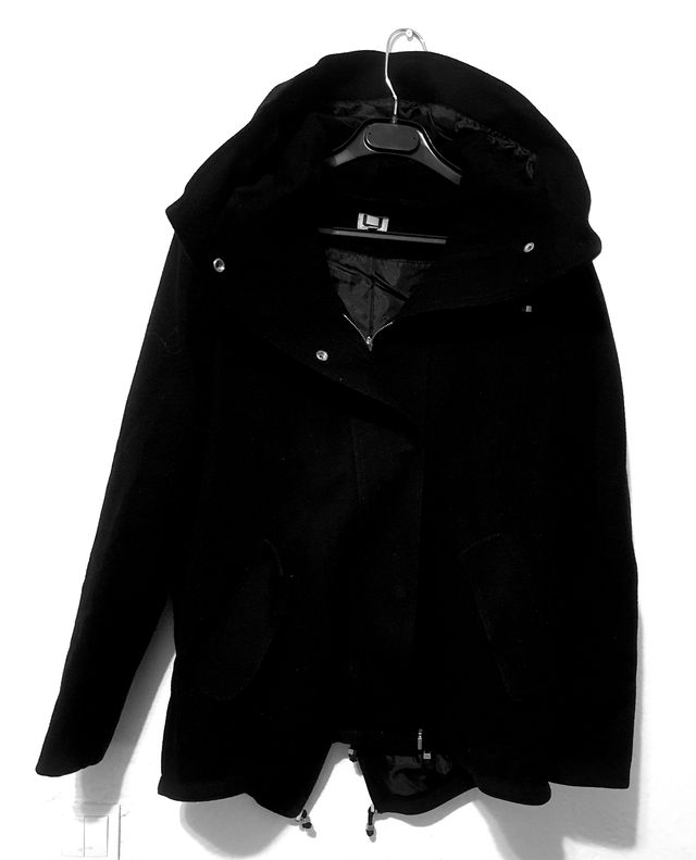 Abrigo Adolfo Dominguez Negro