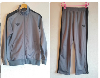 Conjunto Chándal Pony Vintage Gris Chaqueta + Pant