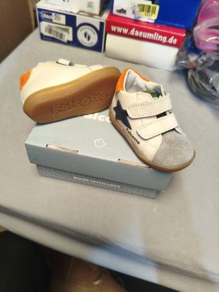 Zapatillas Falcotto Niña Talla 18 Gris/Naranja