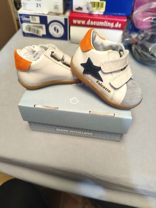 Zapatillas Falcotto Niña Talla 18 Gris/Naranja