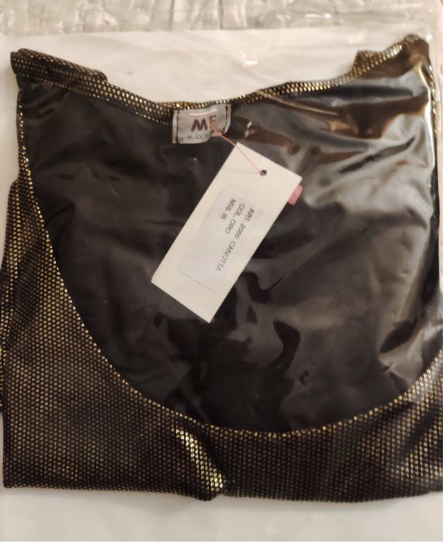 Canotta MF by Max Mara tg 3 oro