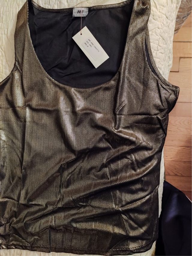 Canotta MF by Max Mara tg 3 oro