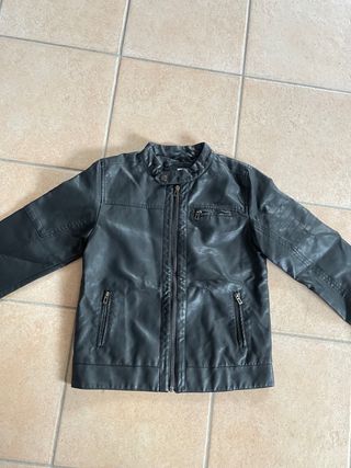 Chiodo ecopelle bambino