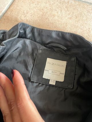 Chiodo ecopelle bambino