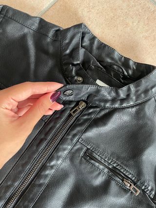 Chiodo ecopelle bambino