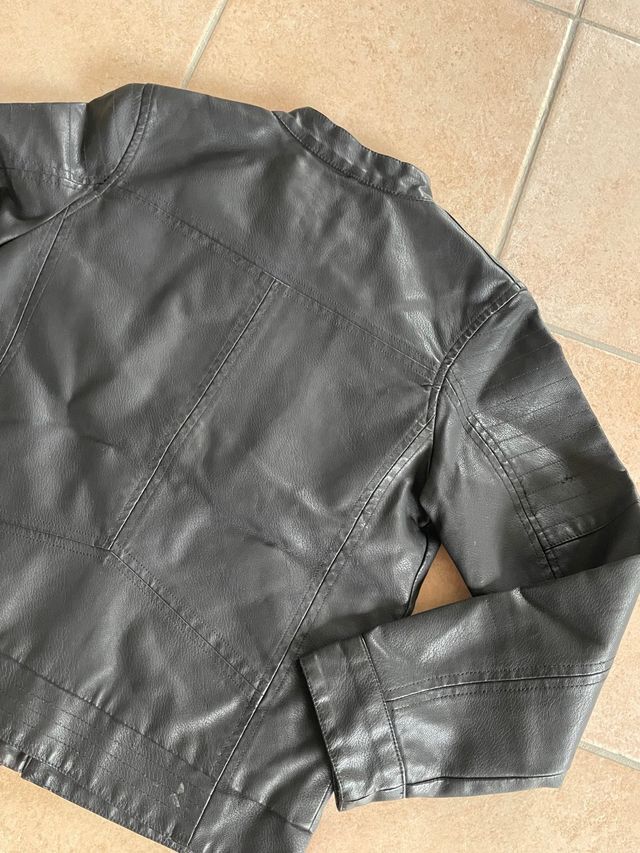 Chiodo ecopelle bambino