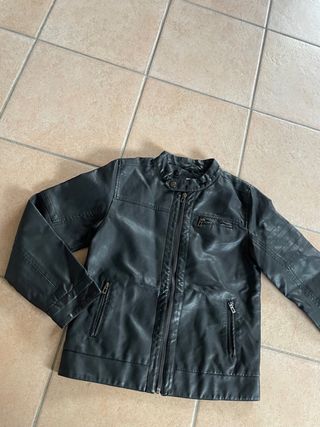 Chiodo ecopelle bambino