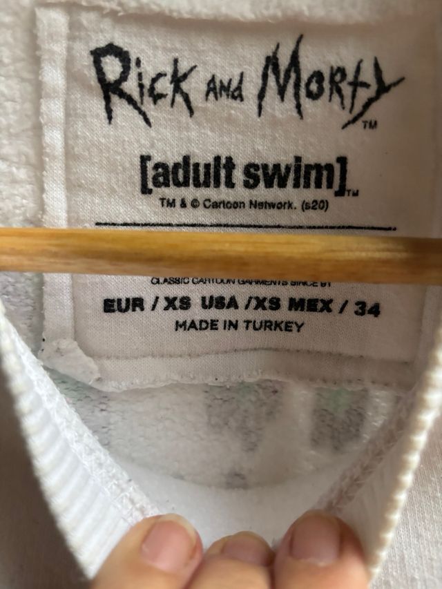 Sudadera Pull&Bear Rick & Morty Talla XS