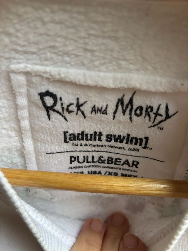 Sudadera Pull&Bear Rick & Morty Talla XS