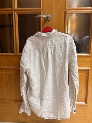 Camisa Stone Island Beige Lino