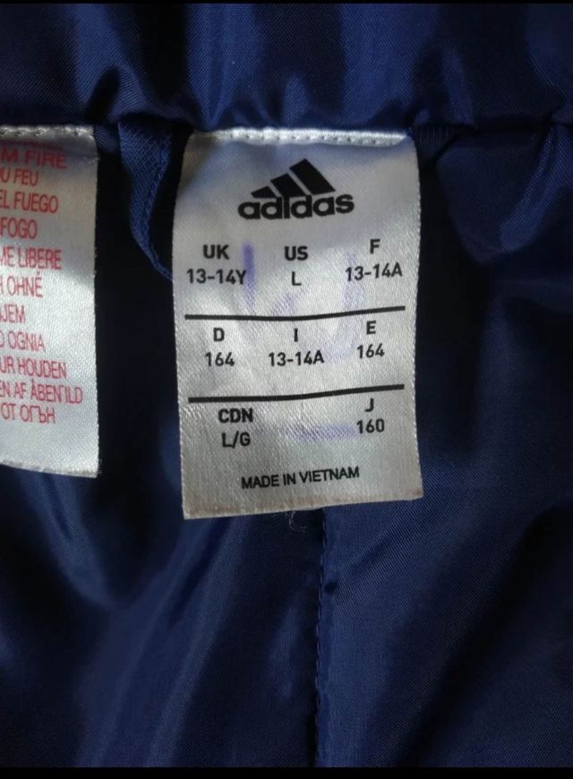 Parka cazadora Real Sociedad Adidas Azul.