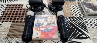 Juego PS3 DanceStar Party con mandos y dos cámaras