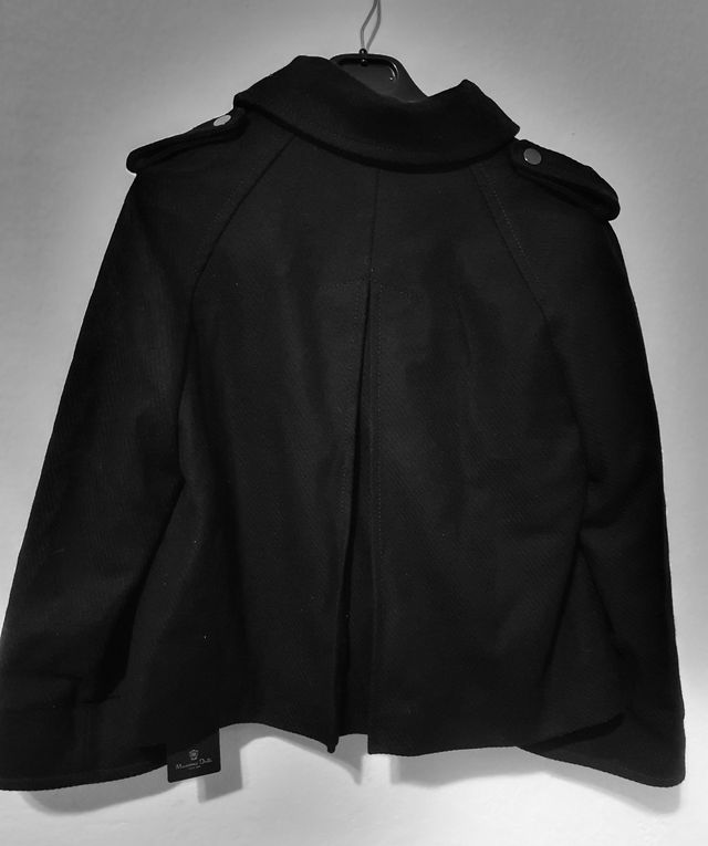 Abrigo Massimo Dutti Negro