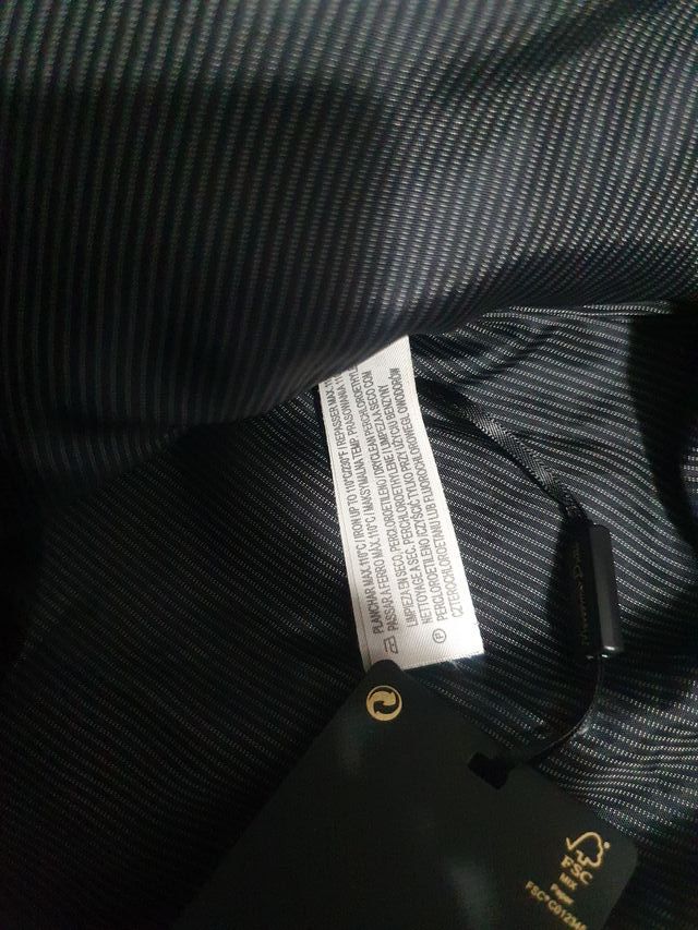 Abrigo Massimo Dutti Negro