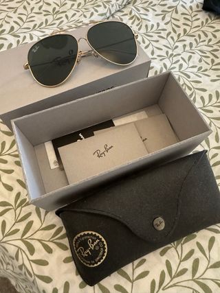 Ray-Ban Aviator Reverse Gafas de Sol Doradas