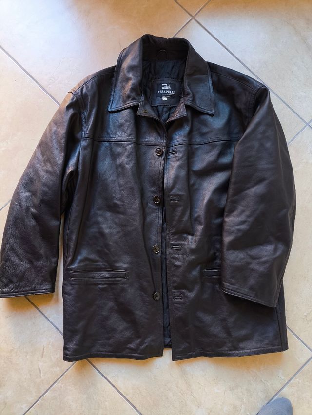 Giacca vintage in vera pelle perfetta